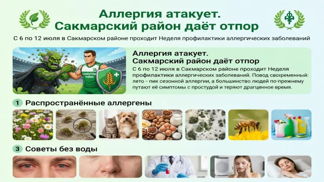 Аллергия атакует. Сакмарский район даёт отпор